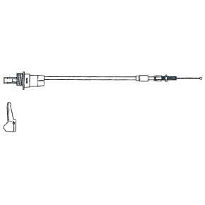 Kimpex Câble d étrangleur assemblé