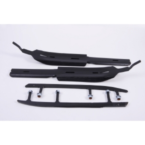 SnowTracker Lisses de ski semi-agressives auto-aiguisantes et U-Blade