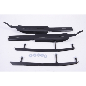 SnowTracker Lisses de ski semi-agressives auto-aiguisantes et U-Blade
