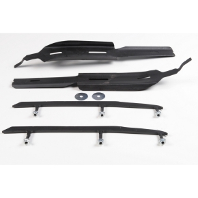 SnowTracker Lisses de ski semi-agressives auto-aiguisantes et U-Blade