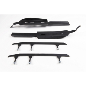 SnowTracker Lisses de ski semi-agressives auto-aiguisantes et U-Blade