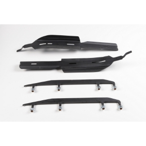 SnowTracker Lisses de ski agressives auto-aiguisantes et U-Blade