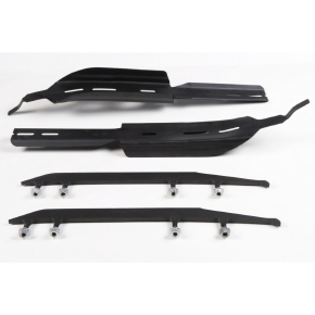 SnowTracker Lisses de ski agressives auto-aiguisantes et U-Blade