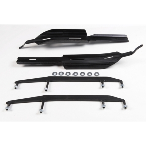 SnowTracker Lisses de ski agressives auto-aiguisantes et U-Blade