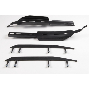 SnowTracker Lisses de ski agressives auto-aiguisantes et U-Blade