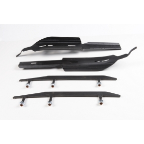 SnowTracker Lisses de ski agressives auto-aiguisantes et U-Blade