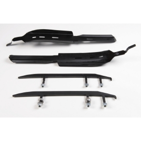 SnowTracker Lisses de ski semi-agressives auto-aiguisantes et U-Blade
