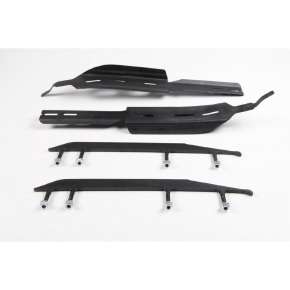 SnowTracker Lisses de ski agressives auto-aiguisantes et U-Blade