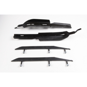 SnowTracker Lisses de ski agressives auto-aiguisantes et U-Blade