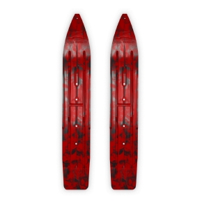SlydogSkis Ski Hell Hound de 7 1/4 po, paire