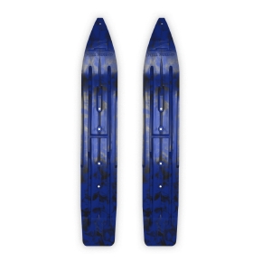 SlydogSkis Ski Hell Hound de 7 1/4 po, paire