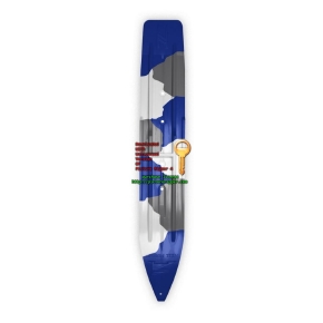 SlydogSkis Ski Hell Hound Camo de 7 1/4 po, à l'unité