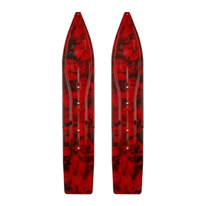 SlydogSkis Ski Powder de 8po, paire