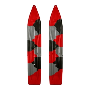 SlydogSkis Ski Powder Camo de 8po, paire