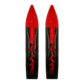 SlydogSkis Ski Powder Camo de 8po, paire