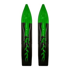 SlydogSkis Ski Powder Camo de 8po, paire