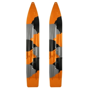 SlydogSkis Ski Powder Camo de 7po, paire
